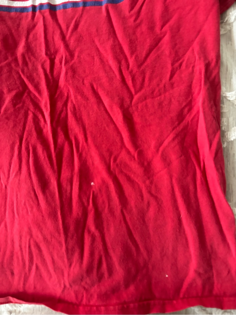 Champion Authentic L Red Retro Logo Graphic T-Shirt - Picture 5 of 5